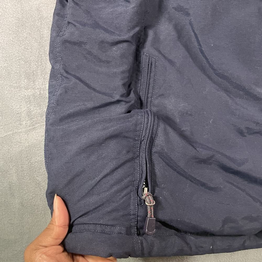 Y2K Abercrombie & Fitch A92 Jacket Mens L Fleece Lined Zip Coat Navy - Picture 3 of 16